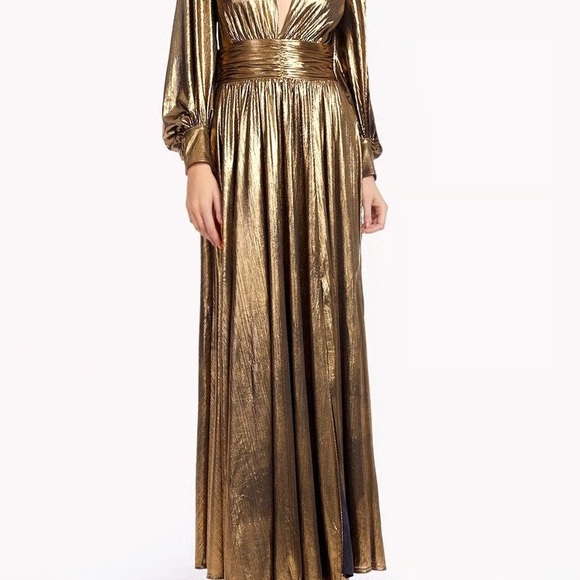 One33 Social Kathy Maxi Gown- Gold - Picture 7 of 7